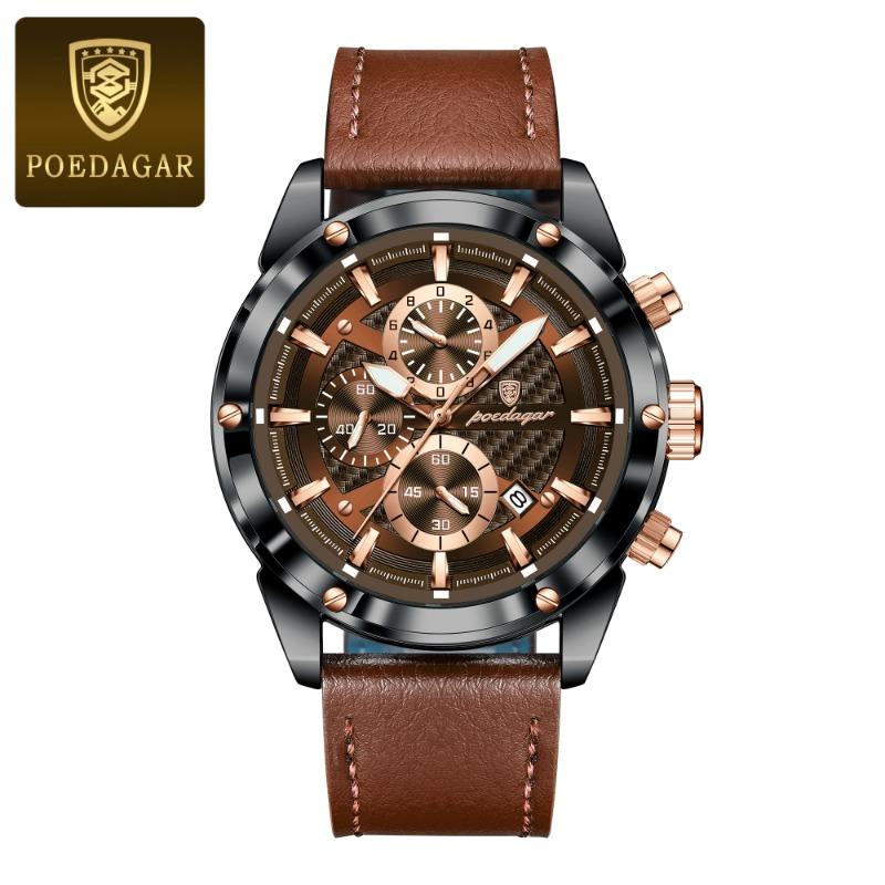 New Top Brand Men's Watch Multifunctional Luminous Waterproof Quartz Sports Watch