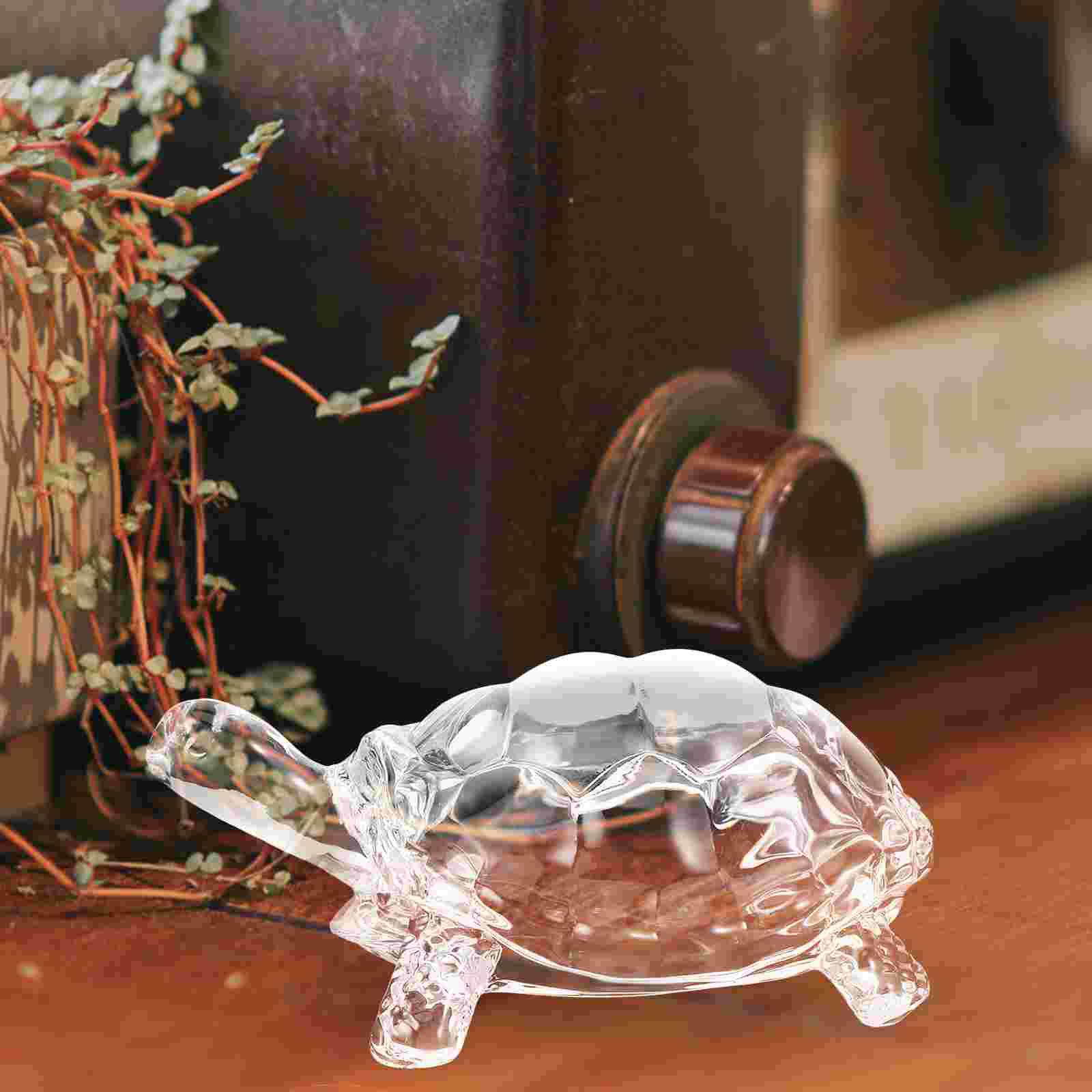 

Украшение в виде черепахи, Фэншуй, Ремесло, Украшение, Настольный кристалл, Домашний декор в виде фигурки черепахи 8X5.5CM прозрачный