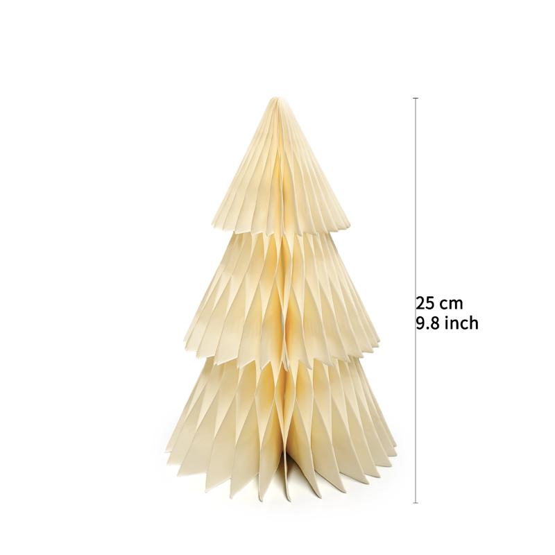 15/20/25/30Cm Mini Origami Christmas Tree Ornament Scene Props Santa Claus Mini Christmas Tree Atmosphere Decoration Supplies