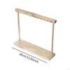 Decorative Wooden Jewelry Organizer, Simple Tabletop Necklace Holder, Stand for Girls And