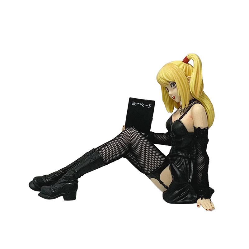 Anime Figure Misamisa Figure Sitting Action Figures Misa Anime Figures Pvc Model Noodle Stopper Toys Ornament Birthday Gift 11Cm