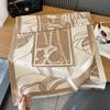 Retro printing contrasting colors double-sided imitation cashmere scarf winter high-end warm shawl women