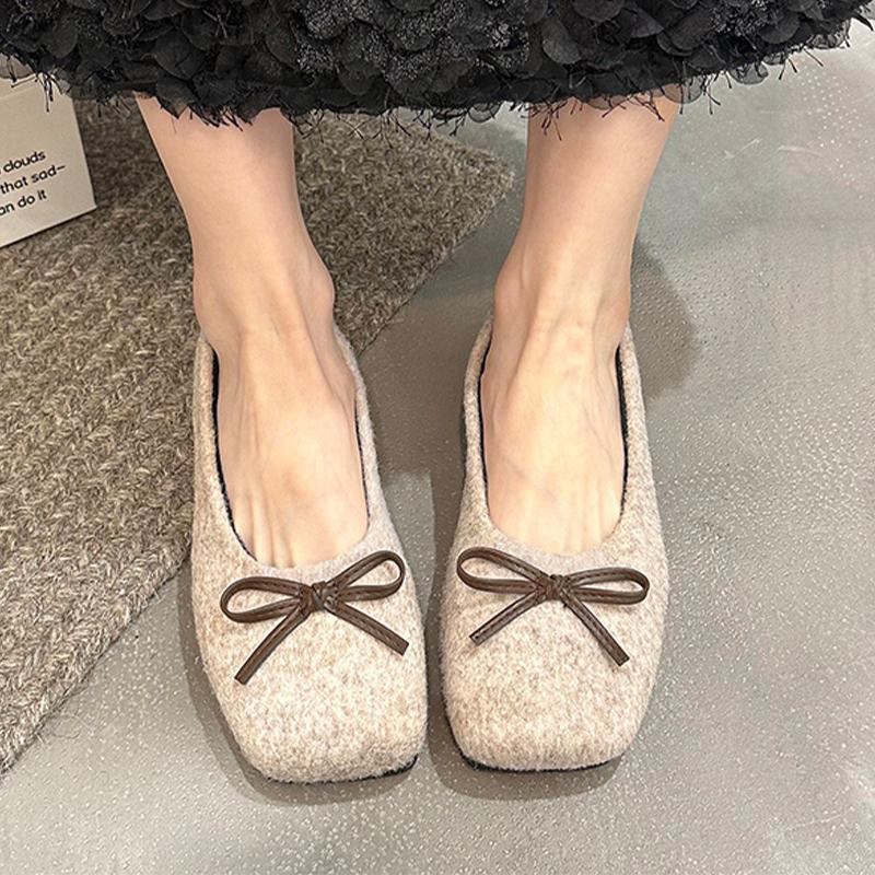 Fashion Flats Women Loafers Shoes Square Toe Flats Shallow Shoes Fashion Dress Autumn Cozy Sandals 2025 Casual New Sport Mujer Zapatos