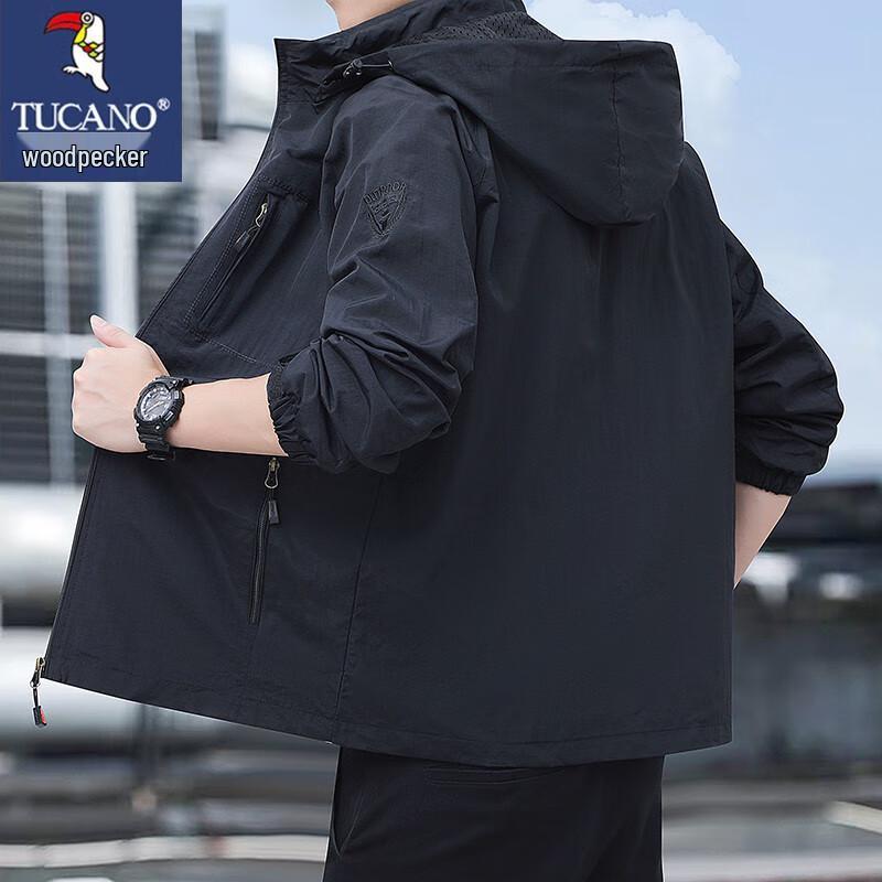 Tucano Men's Spring Autumn Hooded Outdoor Jacket