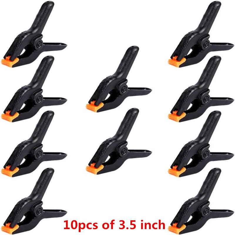 2/12PCS Photography Heavy Duty Muslin Clamps Photo Booth Background Stand Clip Fixed Backdrop Muslin & Green Screen