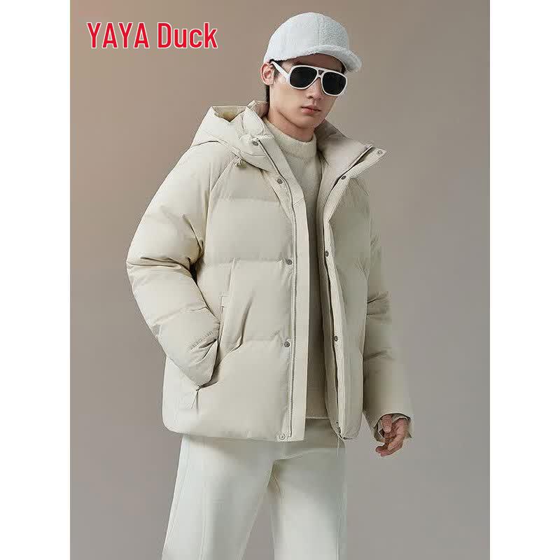 YAYA Unisex Short Goose Down Puffer Jacket M