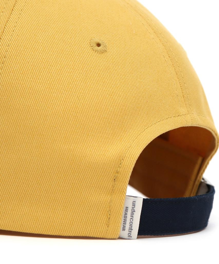 Eondeokeonteulol Cotton Logo Ball Cap Es Udc / Authentic B B / Yellow Navy