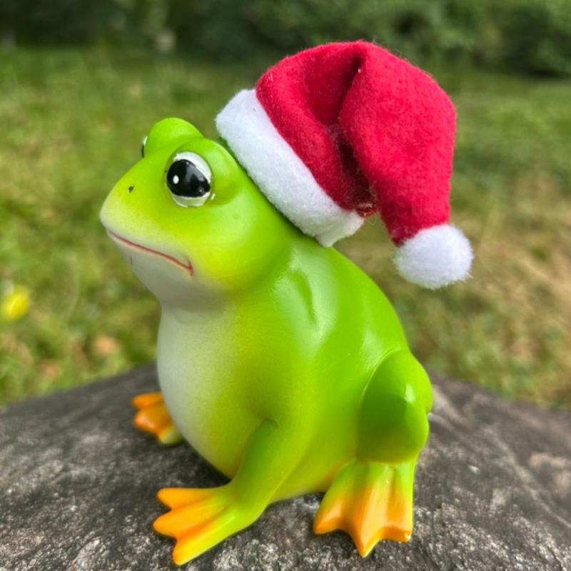Whimsical Frogs Figurine Decorative Resin Planter Animal Sculpture Perfect For Succulents Arrangements And DIYer Gardens