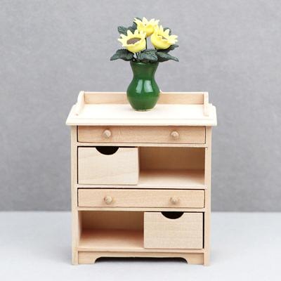 1:12 Puppenhaus Miniatur Schrank Lagerung Rack Regal Schließfächer Möbel Dekor Spielzeug