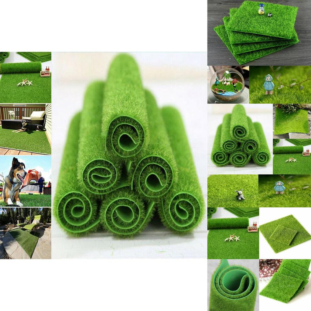 Garden Grass Artificial Lawn Moss Miniature Craft Pot Fairy Dollhouse Decoration