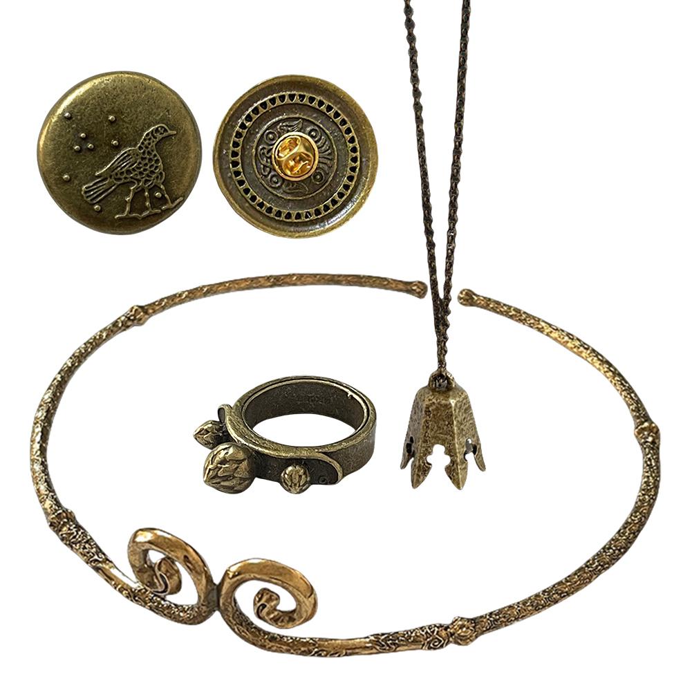 Black Myth: Wukong Game Periphery Monkey Sun Golden Hoop Handmade Necklace Ring Badge Sun Wukong Buddhist Tightening Spell