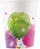 Kubeczki Balony Baloniki Urodziny 200Ml 8Szt.