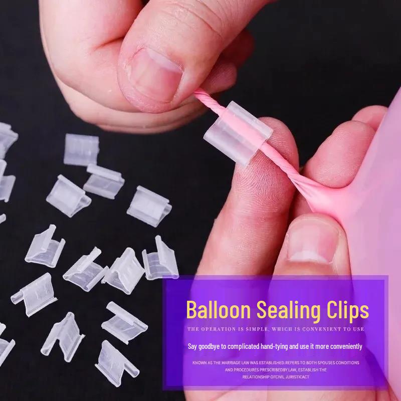 Wedding Balloon Clips: V-shaped, H-shaped, Double-layer Plum Blossom Shaping and Sealing Accessories