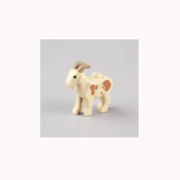 MOC Building Blocks City Farm Animals Small Particles Bricks Accessories Figures DIY Toys GIfts Swan Pig Cat Dog Zoo Duck Goat