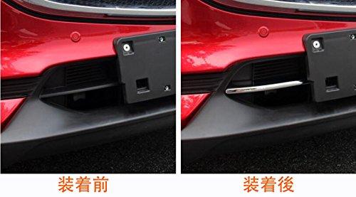 RUIQ Chrome Front Bumper Grille Garnish for the New Mazda CX-5 KF Series. Designed specifically for the Mazda CX-5.