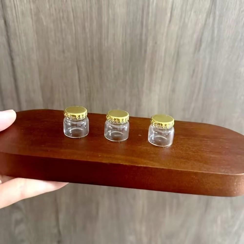 10pcs DIY Glass Jar Mini Miniature Figurines Cute Glass Bottle  Craft Supplies