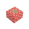 WTEMPO Foldable DIY Valentine's Day Heart-shaped Design Clear Window Gift Boxes Festive Party Mini Gifts Universal Packaging Paper Boxes