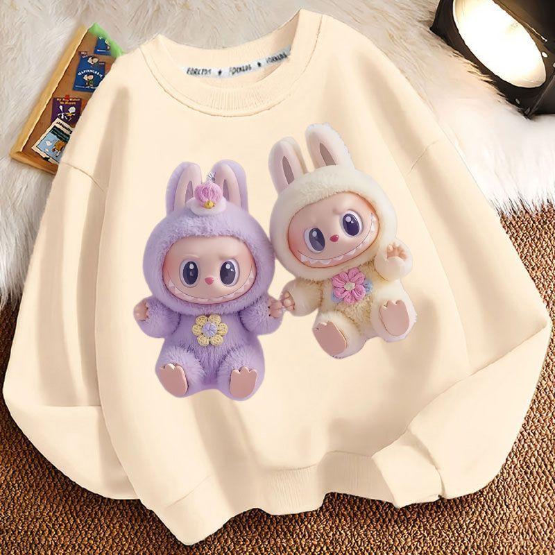 Cute Children's Sweatshirts for Spring and Autumn, Long-sleeved Loose Sweatshirts for Boys and Girls