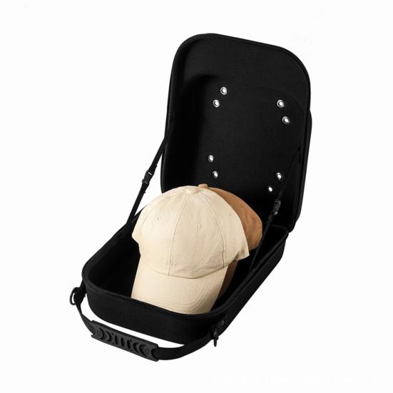 EVA Baseball Cap Storage Bag Large Capacity Zipper Portable Travel Breathable Men Women Peaked Hat Organizer Carrying Case