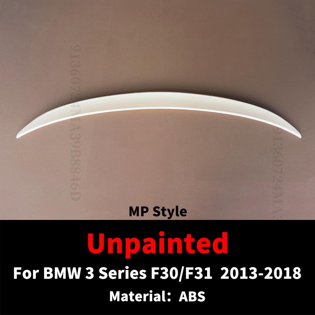 Racing Rear Wing Spoiler Tuning Accessories For BMW 3 Series F30 F31 2013-2018 M4 MP PSM Style Refit Trunk Lip Tail Trim Styling