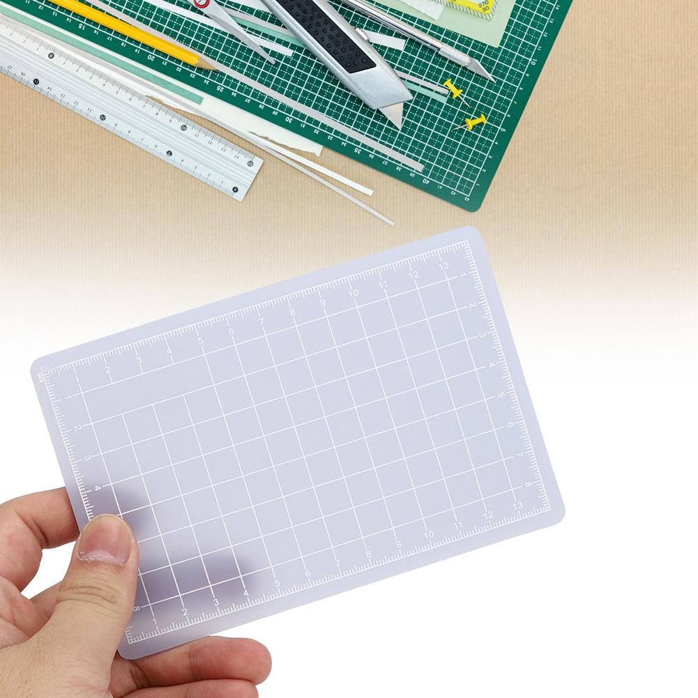 3PCs Translucent Cutting Mat Non Slip Cut Board Crafts Collection Hand Made Tool for Sticker