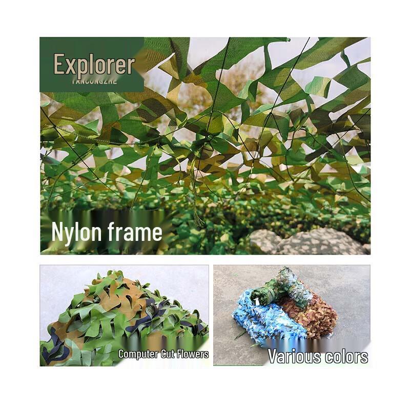 Heavy-Duty Camouflage Sunshade Net