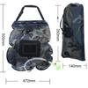 20L Portable Solar Shower Bag with Adjustable Showerhead for Camping & Outdoors