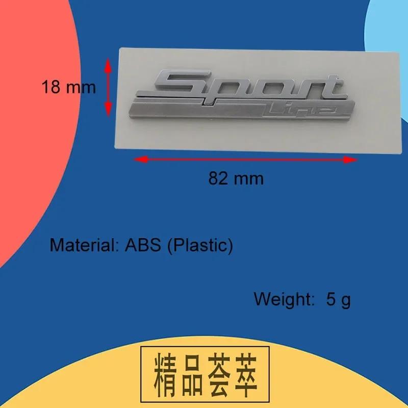 AAYT1 For 520d F30 F10 G30 G20 E46 E39 F11 F32 3D Premium LUXURY LINE SPORT LINE Sticker Car Fender Trunk Tail Rear Decal Emblem Badge