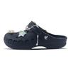 Tamanco Clássico EVA Tinta Concha do Mar Beya Praia Pequeno Fresco Feito à Mão Fofo Concha Pérola Nicho Buraco Sapatos Unissex Estilo Preto