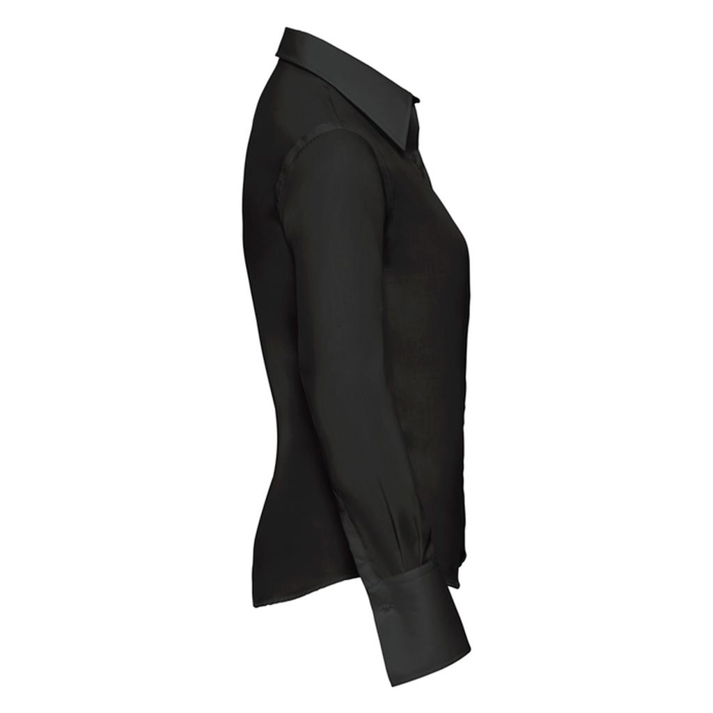 Russell Collection Womens/Ladies Ultimate Non-Iron Tailored Long-Sleeved Shirt