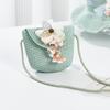 Girls' Straw Woven Coin Purse - Cute Outdoor Travel Handbag for Kids