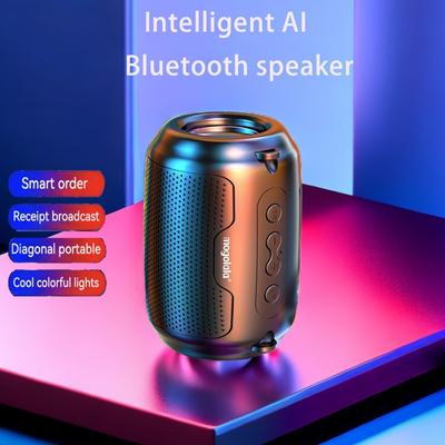 Smart AI Bluetooth Speaker Audio High Sound Quality Super Dynamic Bass Boost High-Profile Figure Arrival Broadcast  High Volume