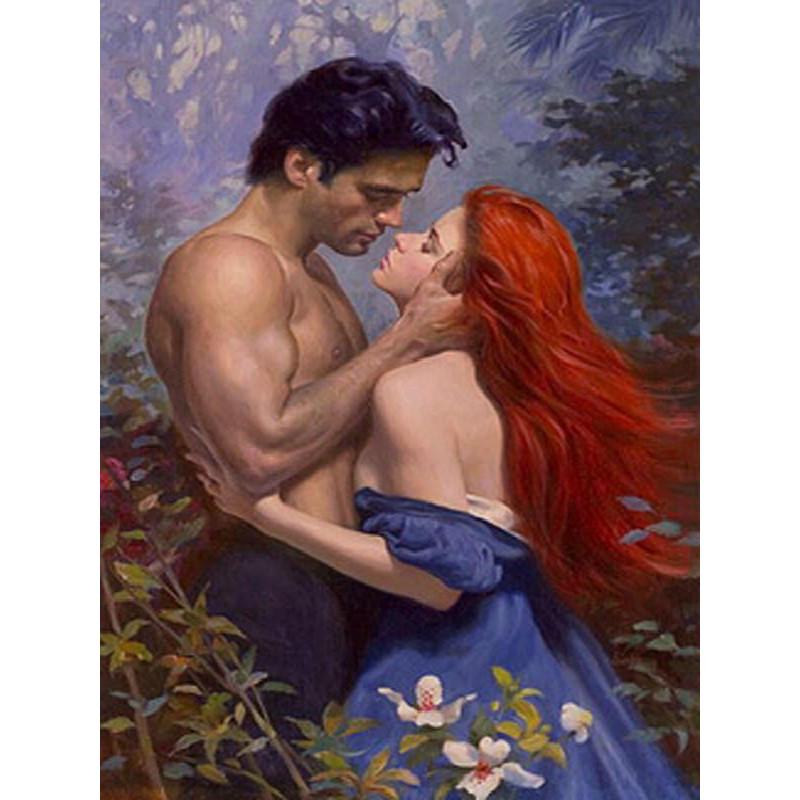 DIY 5D Diamond Painting Romantic Love Diamond Mosaic Cross Stitch Kits Home Decoration Full Round Diamond Embroidery