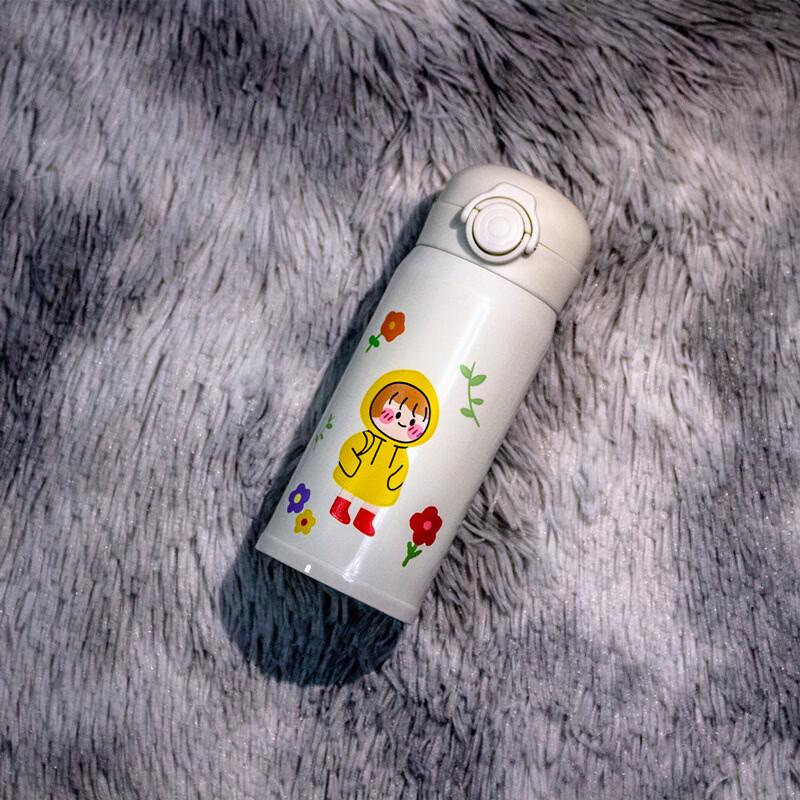OLOEY Cute Girl s Stainless Steel Thermos