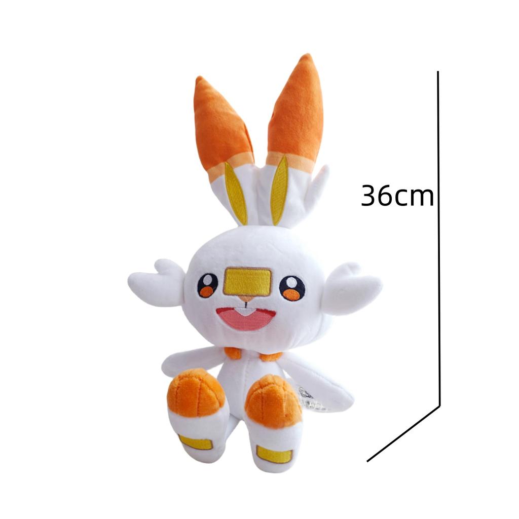 Cute Plush Toy Set Including Pikachu Scorbunny Sprigatito Gengar Charizard Lapras Holiday Gift