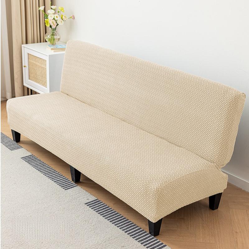 Elastic Thick Sofa Cover Without Armrests All Inclusive Anti Fouling Dustproof Skin Friendly Breathable Suitable For All Seasons Pad