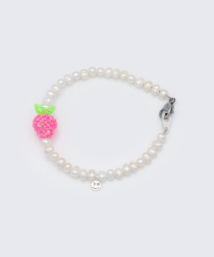 Bonbeau Juicy Fresh Water Pearl Bracelet Colored Beads Fruit Pendant Freshwater Pearl Bracelet