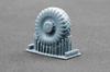 Scale Tractor Wheel Set Plastic Model Parts SCXWM72005S Scale-X 1/72 MAZ-537 I-170 Weight-Deforming (9 Pieces) (for Trumpeter/Takom) (Military