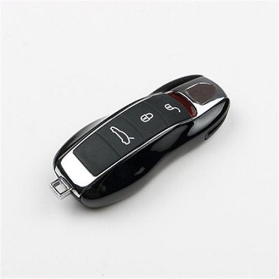 Bright Black Car Key Case Replacement Special For Porsche Macan Cayenne 14 15 16