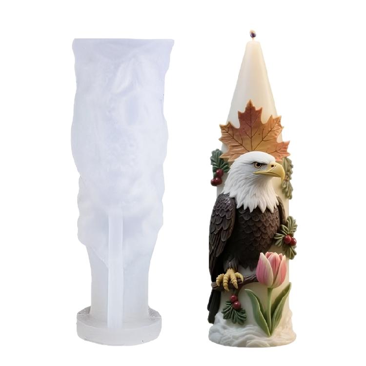 

Unique Hawks And Leaf Shaped Silicone Mould Ideal For Home Aromatherapys Candle 1
