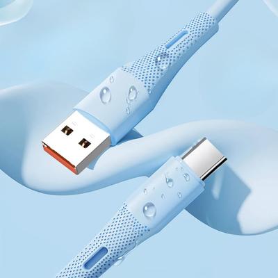 Applicable To Apple PD Mobile Phone Flash Charging Cable Liquid Silicone Jelly Macaron Color 100W Fast Charging Data Cable