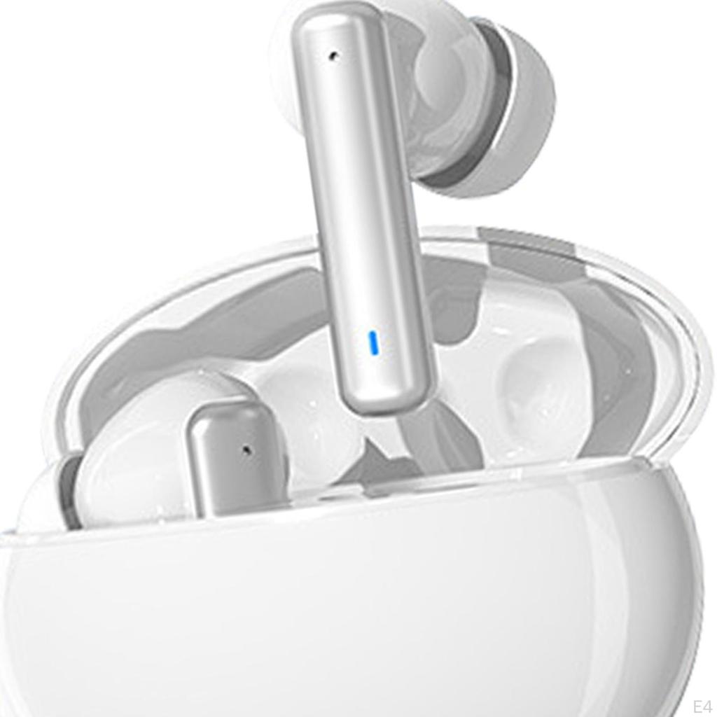 Noise Cancelling Earbuds Accessories BT 5.3 Comfortable with Charging Case Ear Buds Earphone for