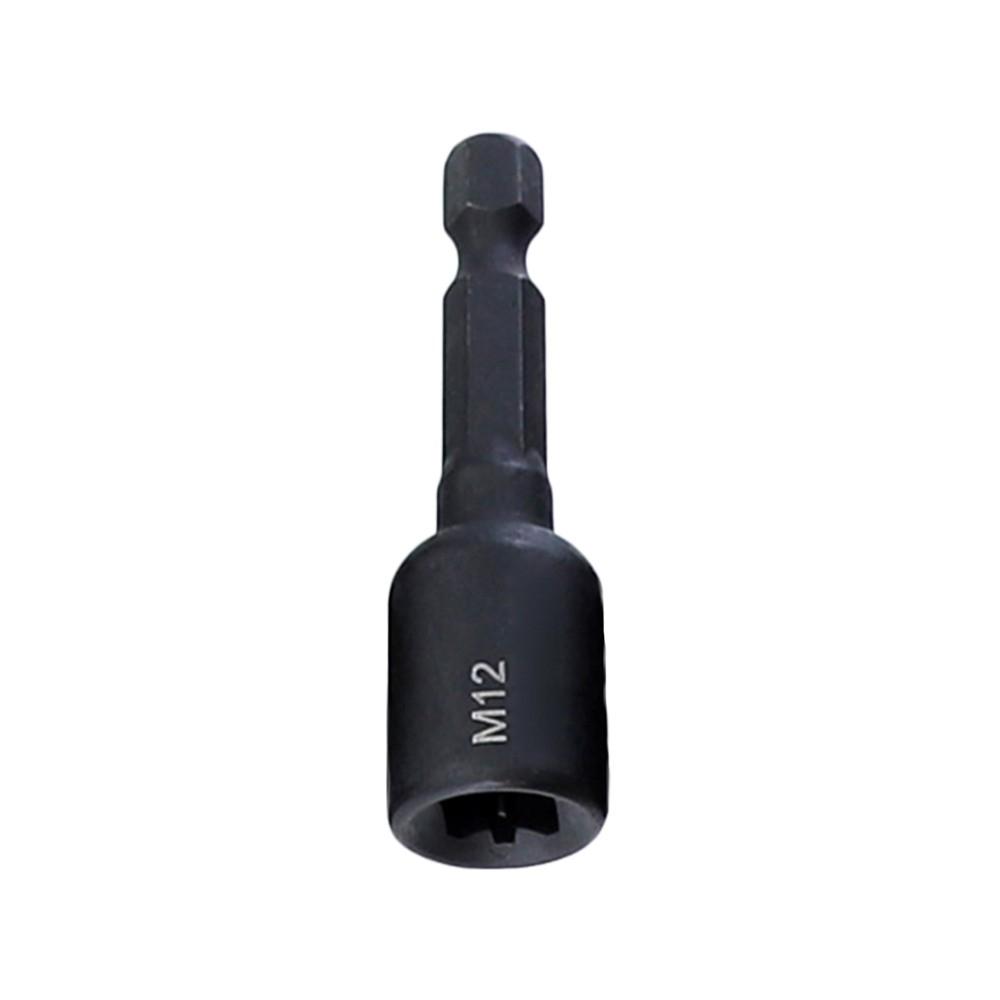 1/4 Inch Hex Shank Screw Tap Socket Adapter Black M4-M14 Machine