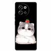 Black Silicone Case For Tecno Pova 6 Neo Spark 30 5G Back Cover Case Cartoon Soft TPU Coque For Tecno Camon 30S 30 S Pro Case