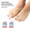 Invisible Bunion Socks with Thin Toe Separators for Overlapping Toes and Hallux Valgus Correction