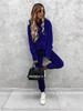 Neuer Stil Damen Freizeit Pullover Hoodie Sweatshirt und Jogginghose 2-teiliges Set Uni Herbst Outfit