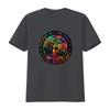 Mens All The People Imagine Living Life In Peace Hippie Tie Dye T Shirt White Small Vintage Washed Slightly Homme Unisex