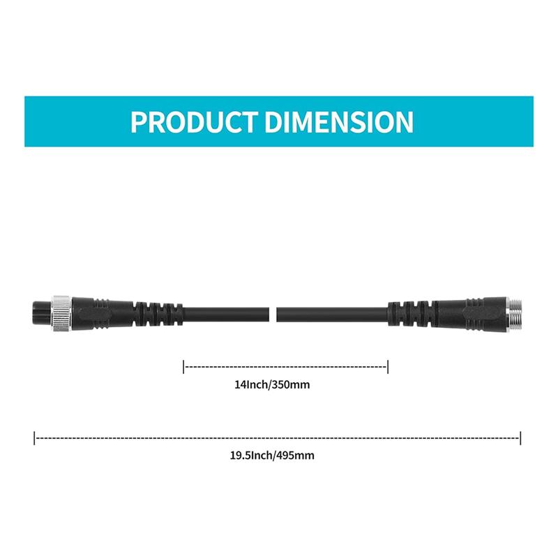 A74E-Electric Reel Battery Power Cable For Daiwa Tanacom Seaborg Leobritz Beastmaster Shimano-Fishing Equipment Rust-Proof Cord