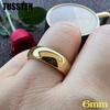 TUSSTEN 2-10MM Herren Damen Ring Ehering Gewölbt Poliert Komfort Passform