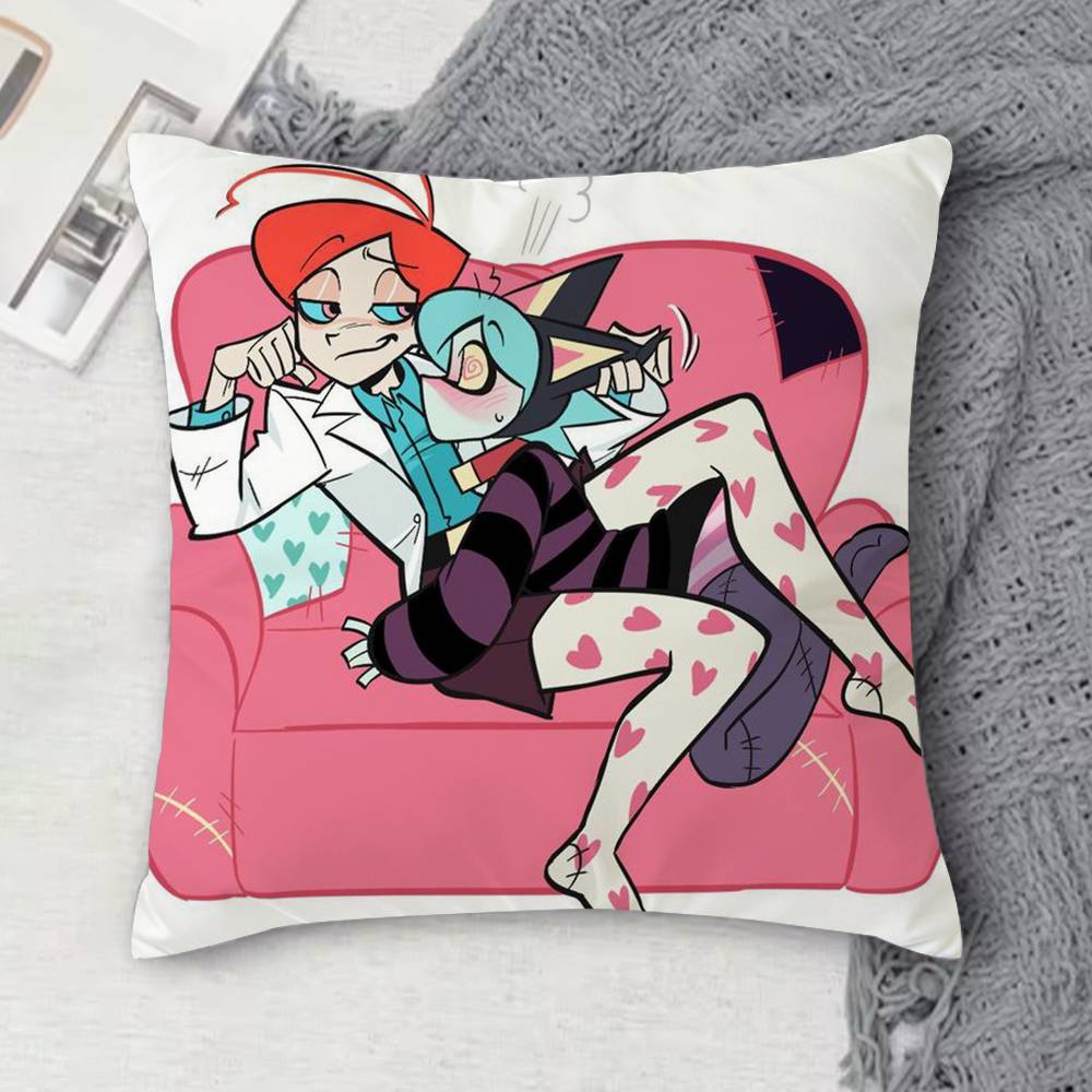 Psycho Cuties Double-Sided Printed Square Decorative Cushion Cover For Sofa Living Room Home Decor